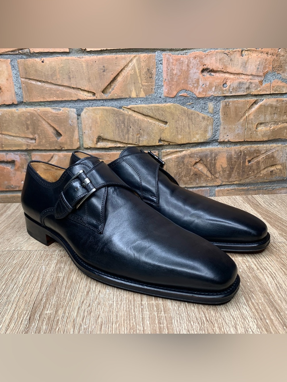 Magnanni Monk Strap Dress Shoes Size 9Us